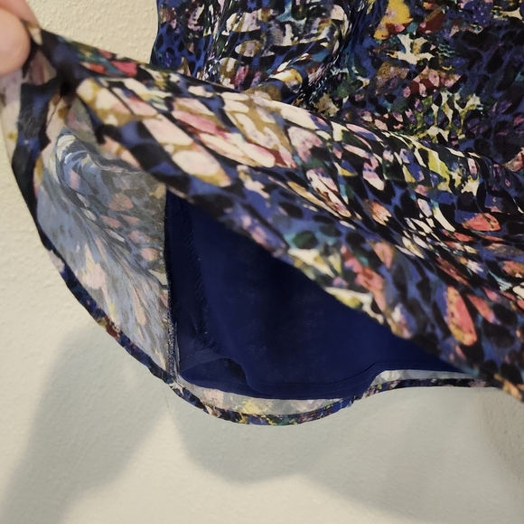 Cabi Women's Stained Glass Keyhole Neckline Sleeveless Tunic/Blouse Size Large - Picture 4 of 9